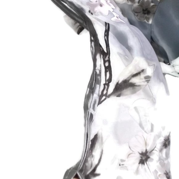 New! Grey scale floral dress XL - Picture 5 of 6